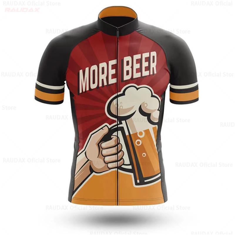 

Beer Bicycle Team New 2026 Summer Cycling Sets Men s Short Sleeve Mountain Bike Cycling Jerseys Breathable Maillot Ropa Ciclismo XXL