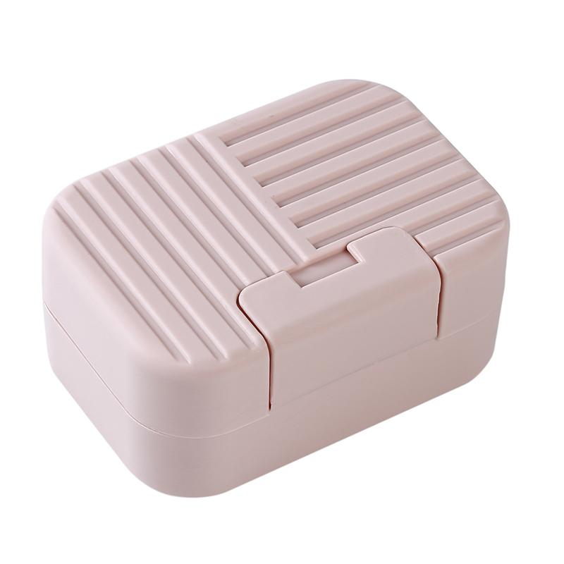 Boîte à savon nordique avec couvercle verrouillable, étanche, pour voyage, randonnée, maison, douche, salle de bain, rangement