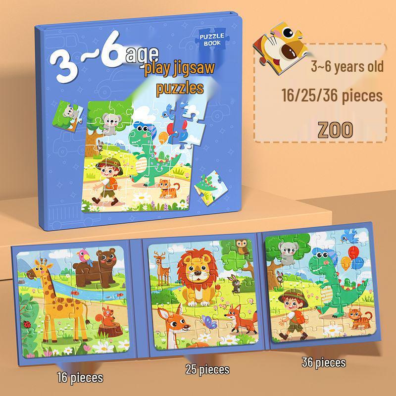 Advanced Magnetic Puzzles for Ages 0-6: Toddler Puzzles with Parent-Child Interaction for Educational Early Learning