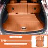 Compatible with Xiaomi YU7 TPE Trunk Mat: Dirt-Resistant Rear Floor Mats & Backrest Pad Interior Accessory