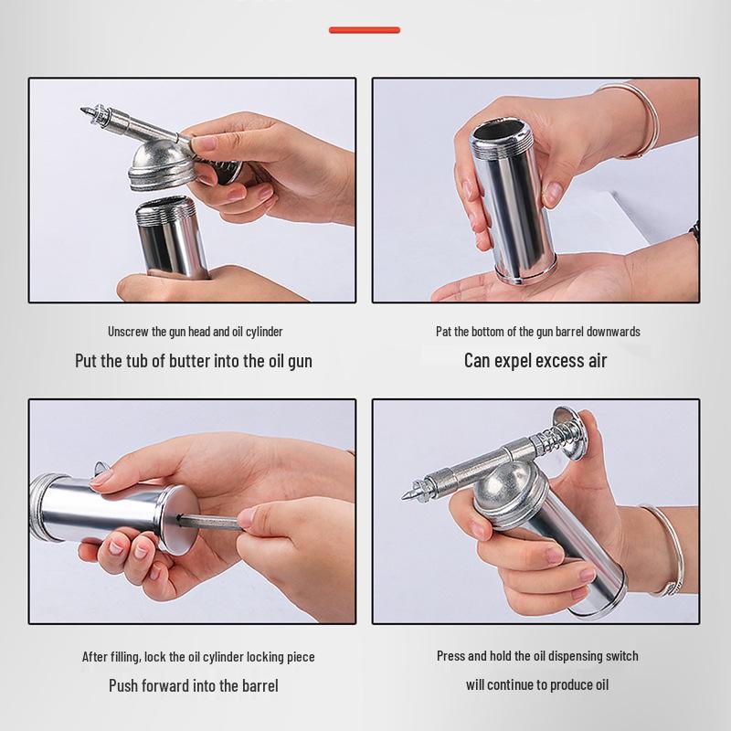 80cc Manual Mini Grease Gun Injector for Excavators and Cars