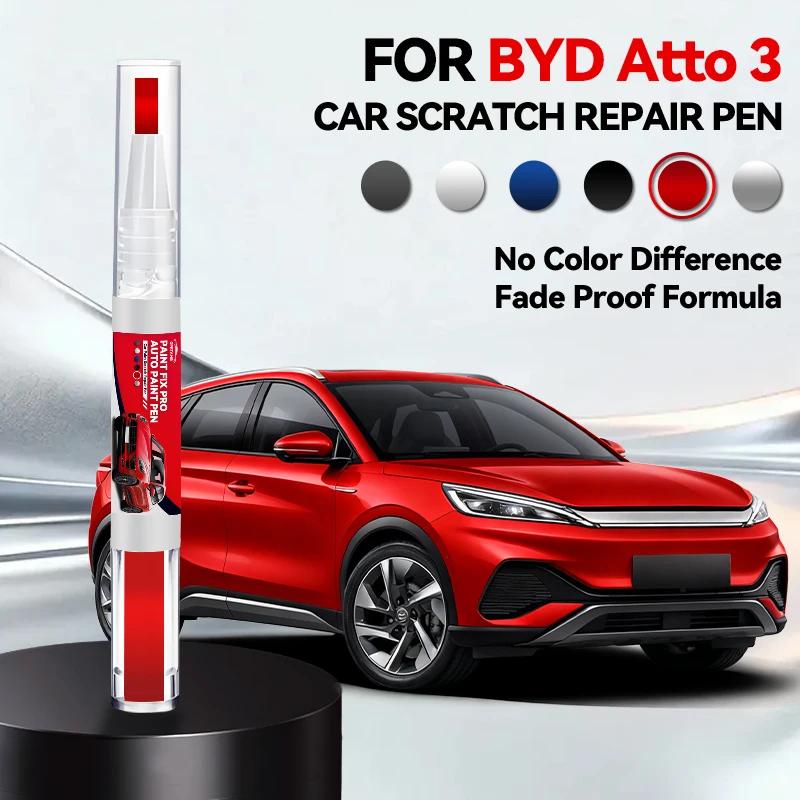 

2026 Hot Car Accessories For BYD Atto 3 2022-2025 D40 Paint Repair Pen Touch Up Scratch Remover DIY Auto Accessories Black White червоний
