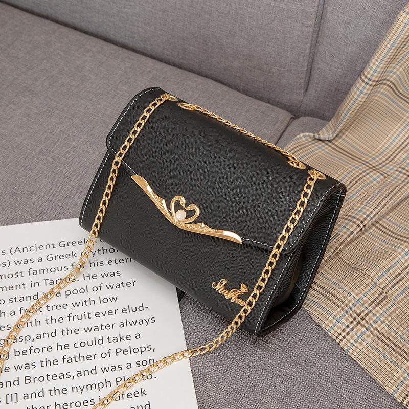 Women's Bag New Simple Messenger Bag Pvc Small Square Bag Fashion Handbag Women's Chain Shoulder Bag