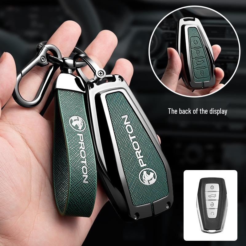 Proton X70 Key Cover: Customizable Car Key Case with Proton Logo.
