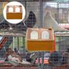Pigeon Feed Box Bird Cage Accessories Hanging Parrot Feeder Food Dispenser Container