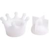 Cute Crown Jewelry Storage Box Epoxy Resin Casting Silicone Mold Craft Tools, White