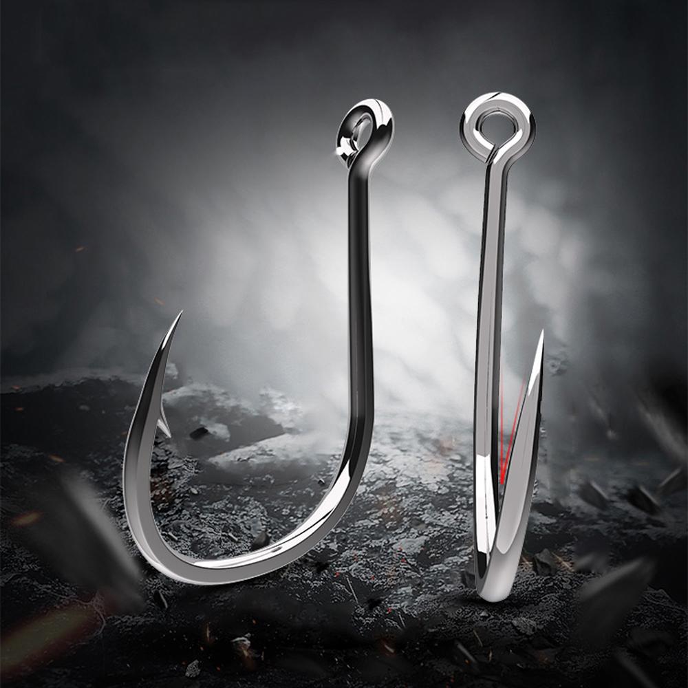 Crab Steel Flap Explosion Hooks 6/8 Claw for Square Bait Squid Fishhook Carbon Easy Carp Fishing Jig Hook Tackle Accessories 260319