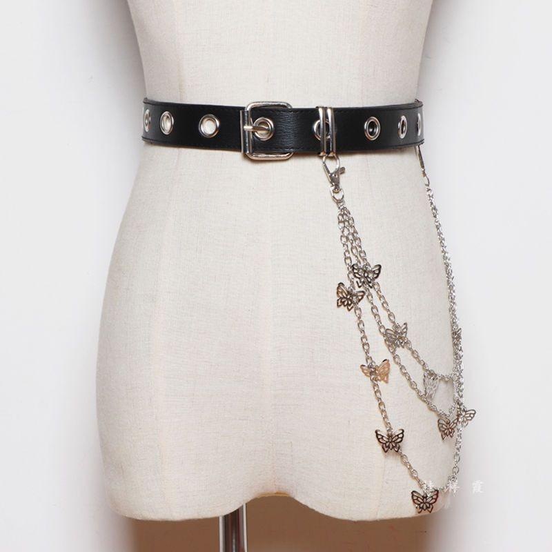 Chain Waist Fashionable With Charming Butterfly Design Perfect For Outfits Casual