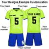 Men's Soccer Jersey Set Quick Dry Athletic Uniforms with Shorts and Socks for Training and Competition