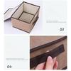 Home Organizer Box 2pcs/set Linen Storage Box for Cosmetic Stationery Clothing