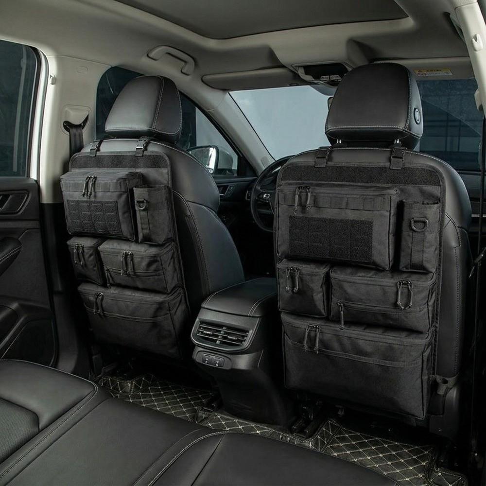 Portable Car Seat Back Storage Bag Multifunctional Hanging Rear Seat Bag  Camping Accessories