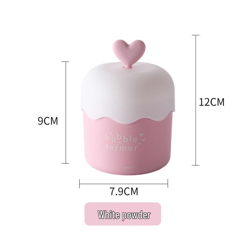 

Портативный ручной пенообразователь для умывания лица для снятия макияжа розовый