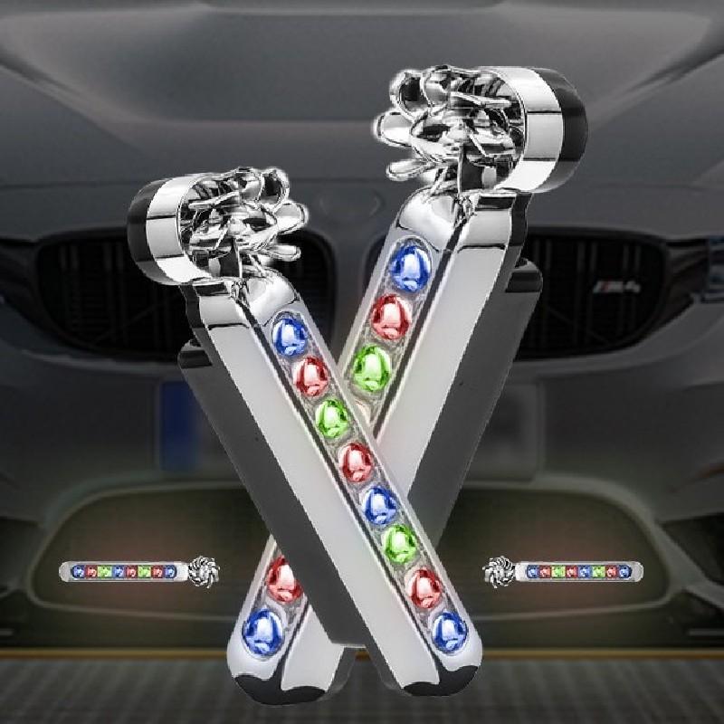 

Синий/Белый/Разноцветный Светодиодный фонарь, работающий от ветра, Дневной ходовой свет для автомобиля, Вращающийся вентилятор, Не требует внешнего источника питания, Светодиодная декоративная лампа