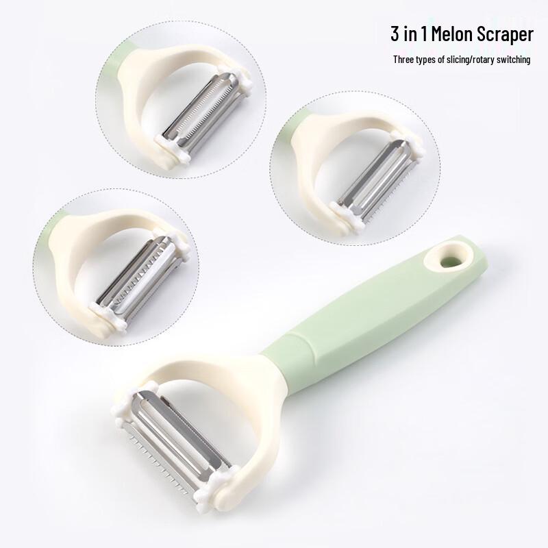 Zhi Shi 3-in-1 Stainless Steel Multi-functional Peeler Set