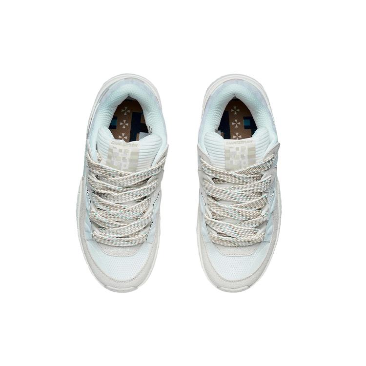 New LiNing CF Reputation Low Top Casual Shoes Women's White Sand Gray AGCR438-2