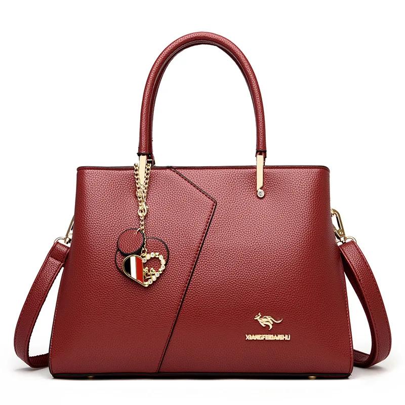 Square Shoulder Bag for Women In PU Leather  Large Bags  Women's Crossbody Bags  Fashion  New