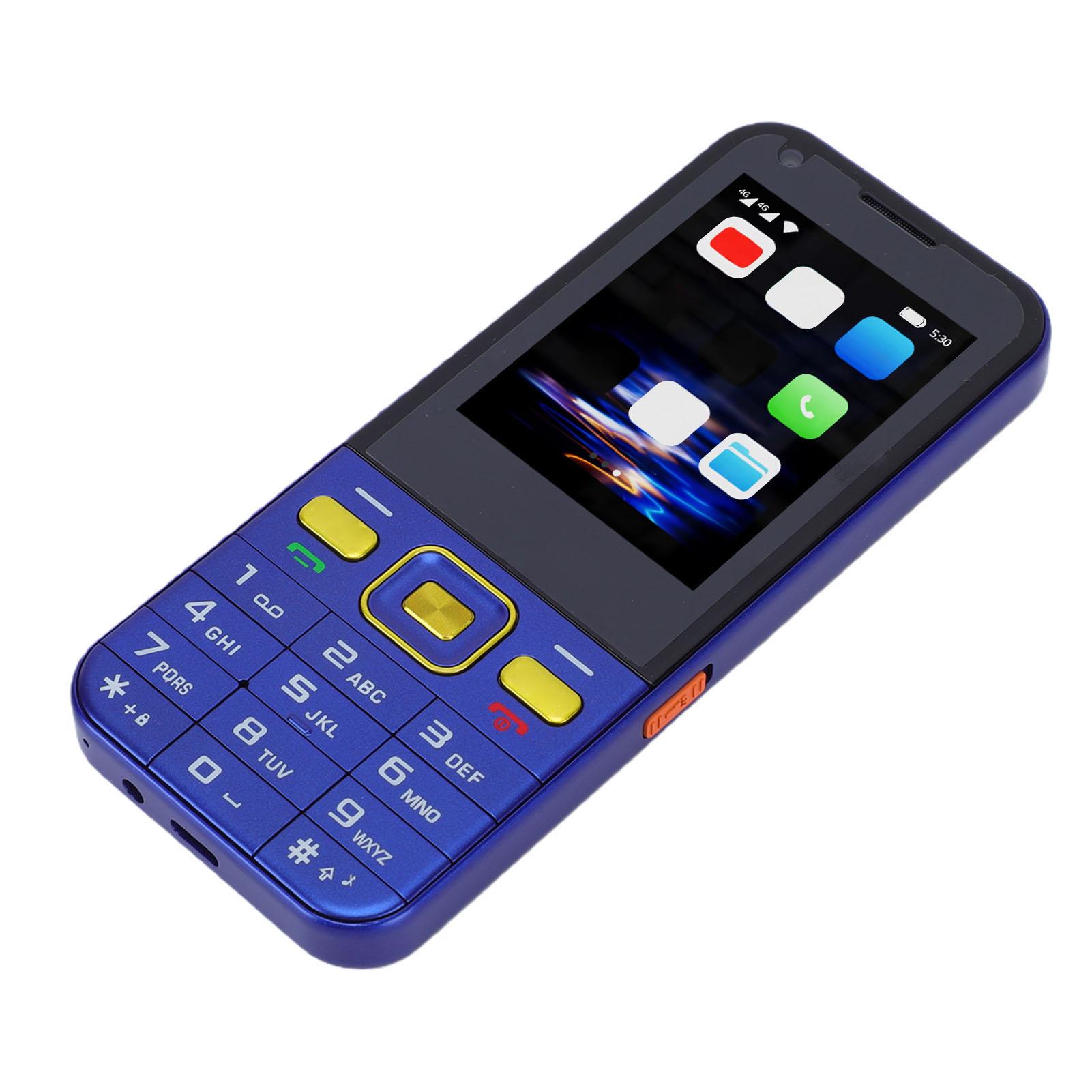 

4G LTE Unlocked Mobile Phone for Seniors 2.8 Inch 2GB 16GB Dual SIM Dual Standby Support App Download WiFi 5.0