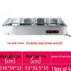 Stainless Steel Electric Food Warming Table - Multi-Functional Countertop Heater for Soups & Dishes.
