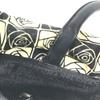 CHANEL Coco ball Camellia CC CC Mark Shoulder Bag Tote Bag Canvas Black/White