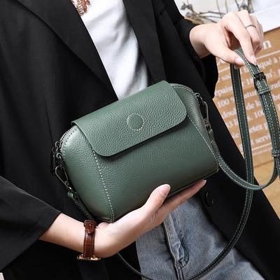 Novas bolsas para outono e inverno Bolsas para mulheres Bolsas crossbody Bolsas de couro genuíno Bolsas de nicho elegantes e versáteis de ombro único para mulheres