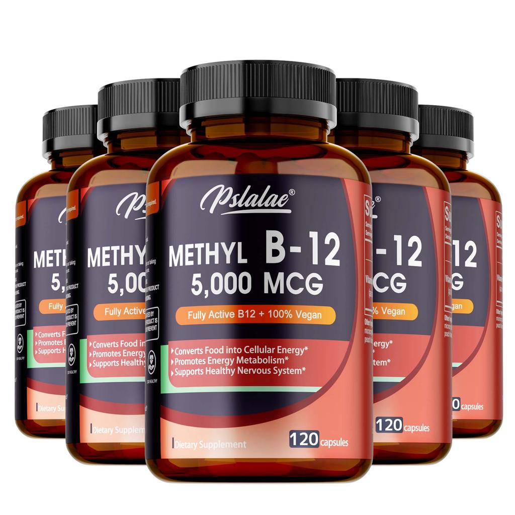 Pslalae Vitamin B12 Dietary Supplement, Contains Methylcobalamin, Daily Nutritional Supplement
