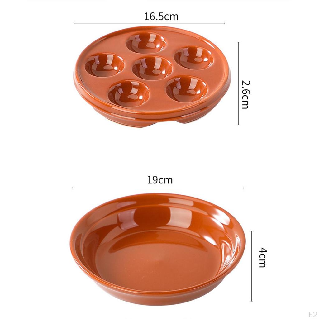 Konkyliefat Keramiske Bakte tallerkener Sjømat Serveringsverktøy Kjøkkenverktøy Escargot for