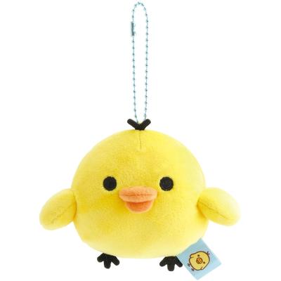 [San-X] MV31001 Rilakkuma Mochi Mochi Hanging Plush Toy Kiiroitori