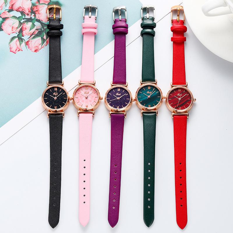 Ladies Star Quartz Watch Schoolgirl Waterproof Watch