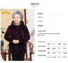 Grandma's Hooded Winter Coat: Thickened Cotton-Padded Jacket for Middle-Aged and Elderly Women
