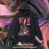 American Trendy Brand Hooded Sweater Billie Portrait Print Wash Water High Street Retro Loose Hoodie Jacket Men