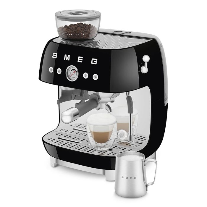 Machine à café combinée Expresso Années 50 noir - Smeg