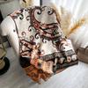 Women  Thicken Luxury Winter Paisley Two-Sided Cashmere Jacquard Scarves High Quality Wrap Shawl Ladies Wool Pashmina Scarf