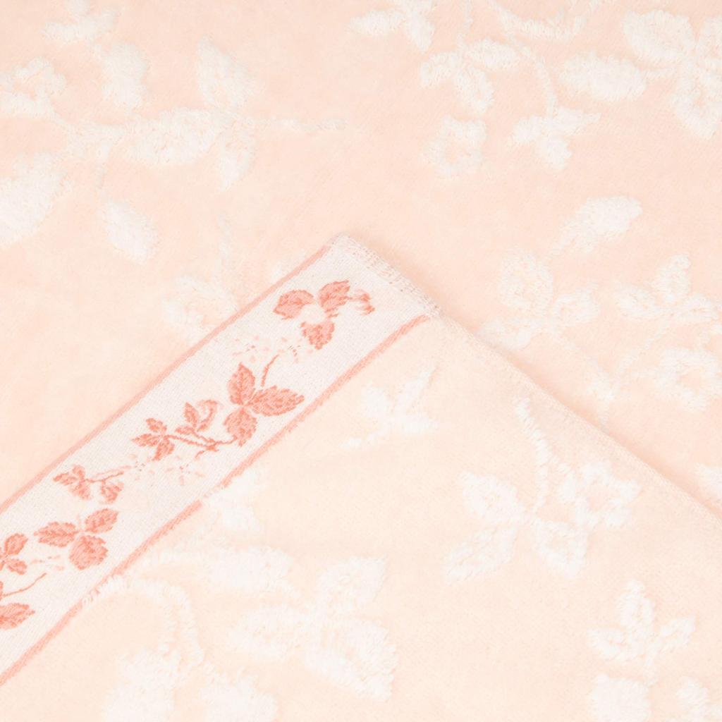 Nishikawa Bath Towel, 100% Cotton, Wedgwood Wild Strawberry, Strawberry Design, Smooth Shirring, Soft Pink, TT11304606P