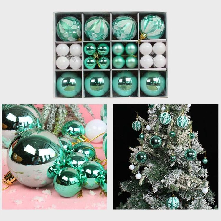 Decorazioni Albero di Natale Palline Sferiche Set Palline da Appendere Ornamenti Decorazione Campanella