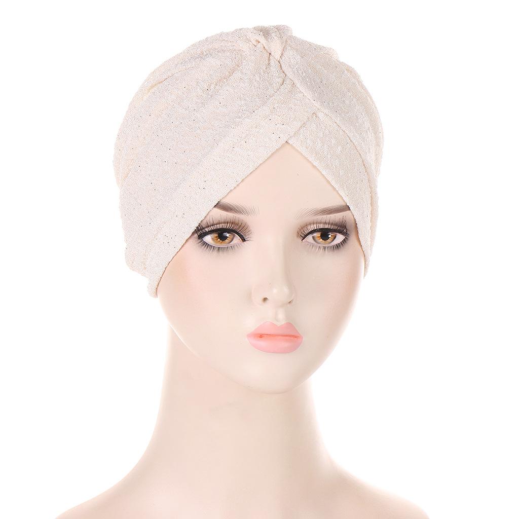 New Breathable Solid Color Women'S Turban Caps Muslim Headscarf Bonnet Femme Ready To Wear Hijab Cap Turbante Mujer
