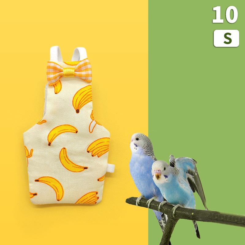 Pañal para Paloma Pañales Para Pájaros Ropa de Tela para Loro Pajarita Lavable Traje de Vuelo para Loro Transpirable Mantener a los Pájaros Limpios