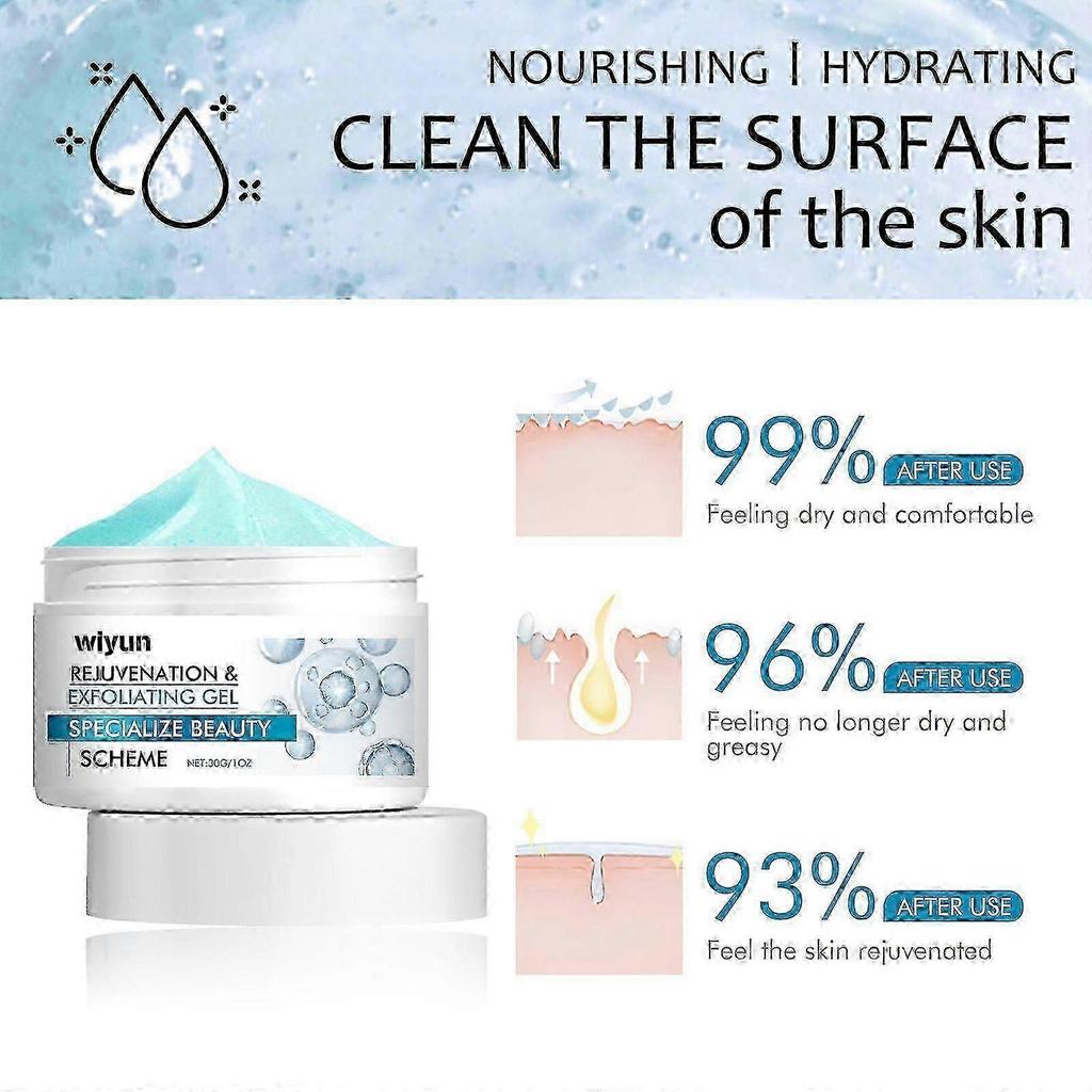 Wiyun Skin Scrub Gel Facial Body Skin Scrub Exfoliating Accessories Moisturizing Cleansing Gel