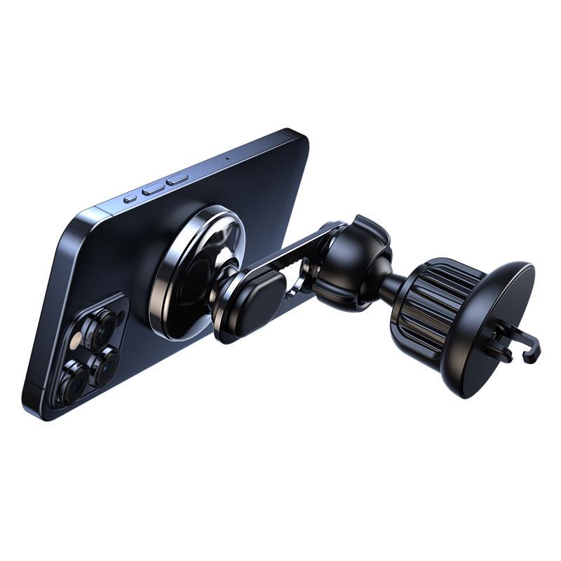 Suport magnetic rotativ 360° pentru telefon de mașină - Aliaj de aluminiu montare pe ventilație