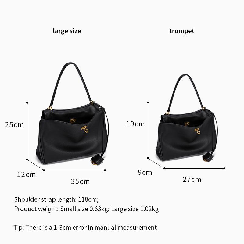 Women's Bag New High Quality Top Layer Cowhide Handbag Fashionable and Versatile Commuter Shoulder Bag Tote Bag