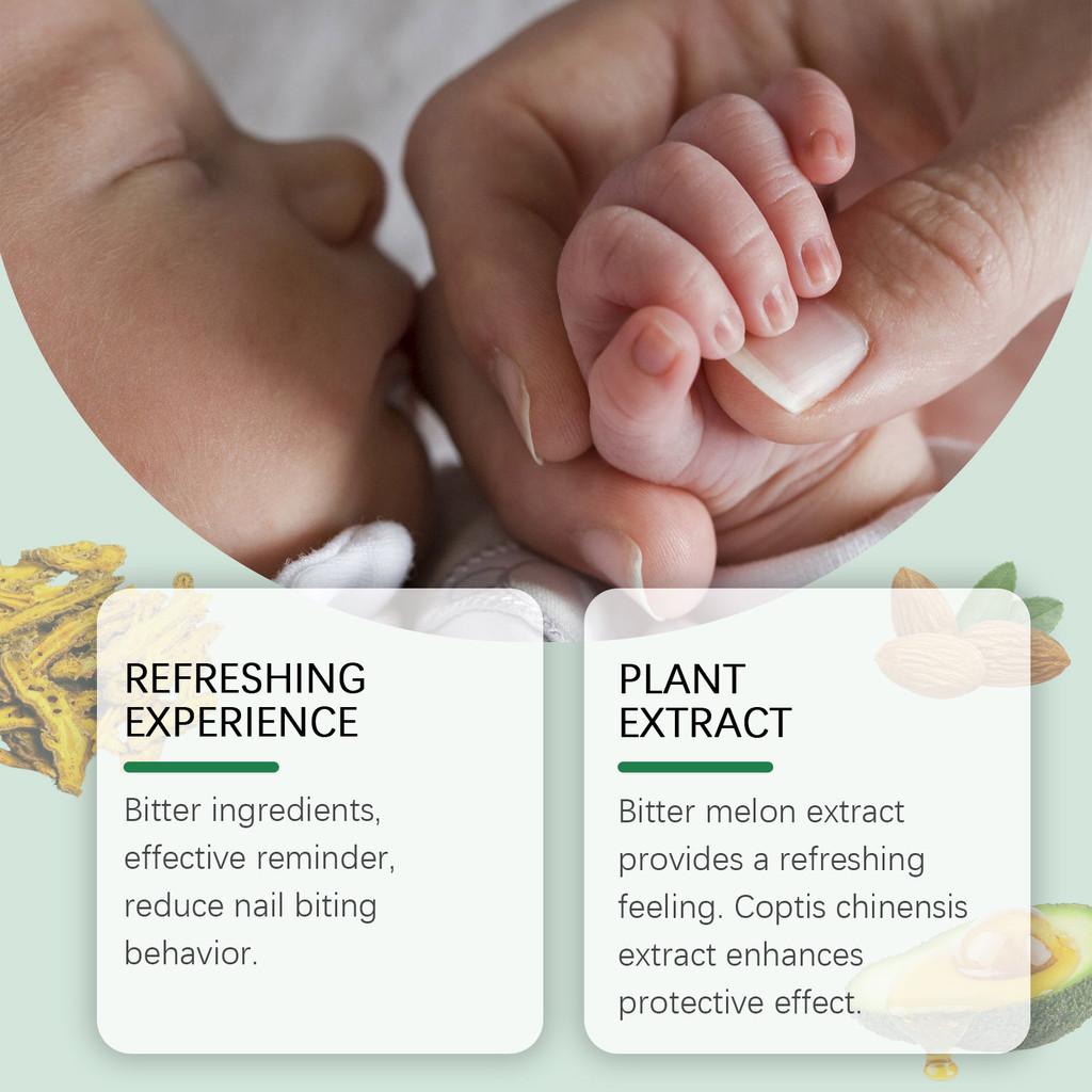 Wiieey Anti-bitande Nagelvård Bitter Lösning För Barn Milda Ingredienser 10ml