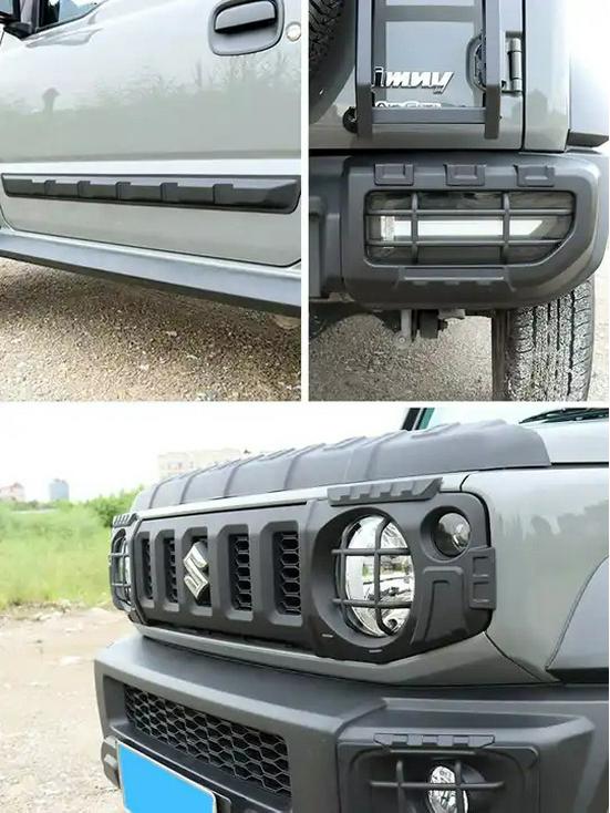 Suzuki Jimny 2018+ Black Warrior ABS Taillight Protection Cover