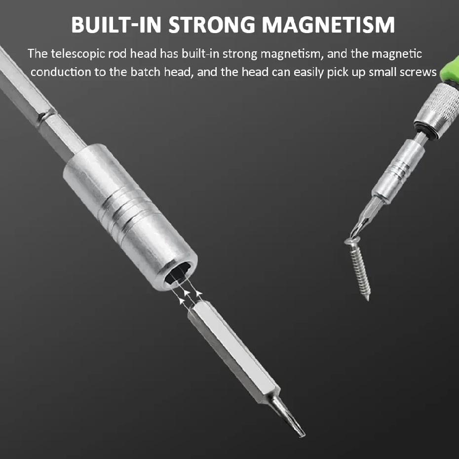 32 In 1 Multifunctional Screwdriver Set with 30 PCS Torx Phillips Magnetic Screw Driver Bits Hand Repair Tool for Phone Watch PC