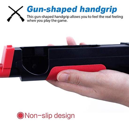 TAORAYO Switch Game Shooting Game Gun for Switch Compatible with Splatoon Wolfenstein and Big Buck Hunter Arcade Shooting Game Compatible with