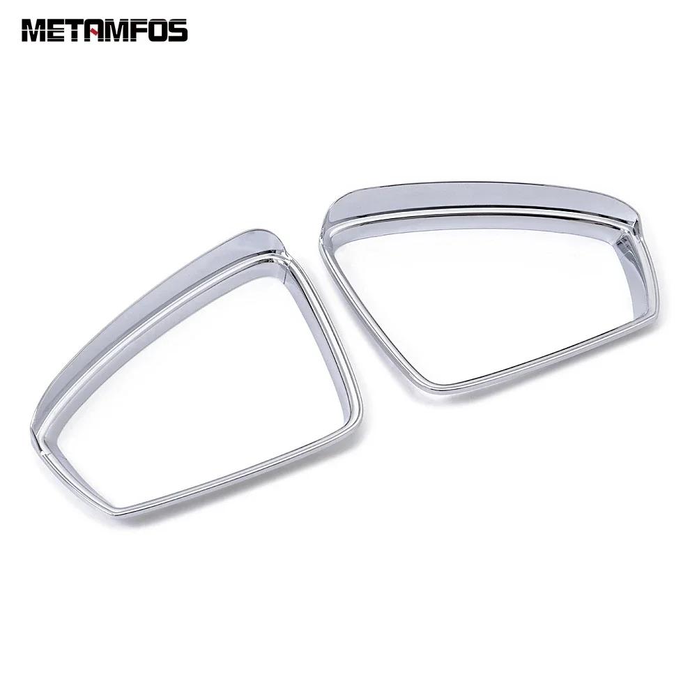 Accessories For Volkswagen VW Tiguan MK2 2017-  Carbon Fiber Rearview Side Door Mirror Visor Sun Shade Rain Guard Shield
