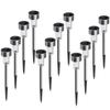 Solar Powered Outdoor Garden Lights Waterproof Landscape Path LED Light for Backyard Yard Patio Lawn