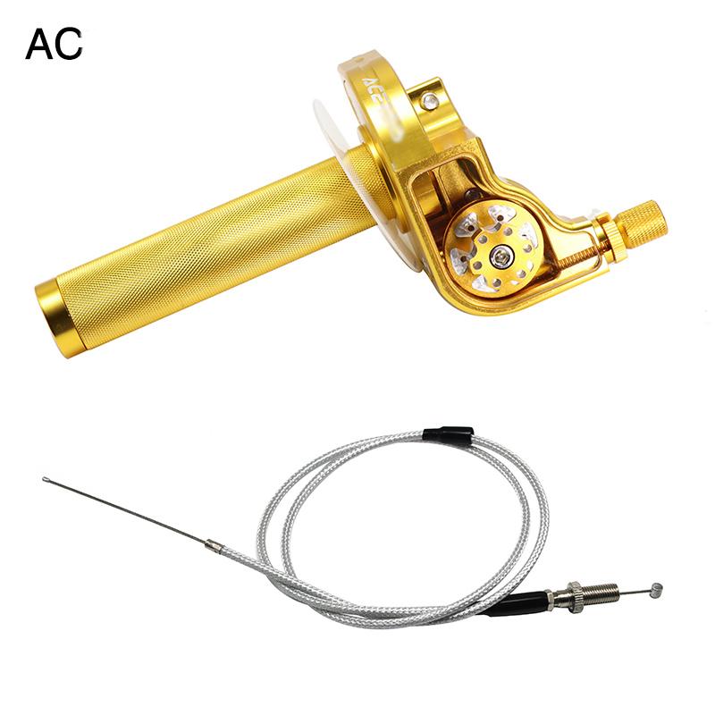 ZSDTRP 22mm Universal CNC Aluminum Accelerator Throttle Twist Grips Handlebars For Motorcycle Moped Scooter Bike M10*1.5