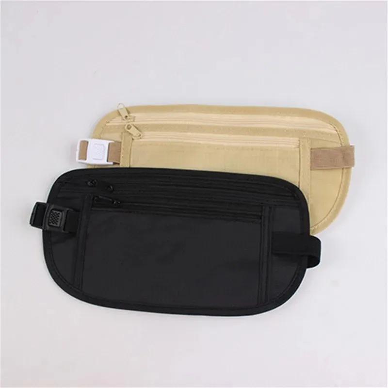 Sport Running Wais Bag Slim Secret Invisible Waist Bag Storage Security Wallet Passport Money Hidden Useful Travel Waist Packs