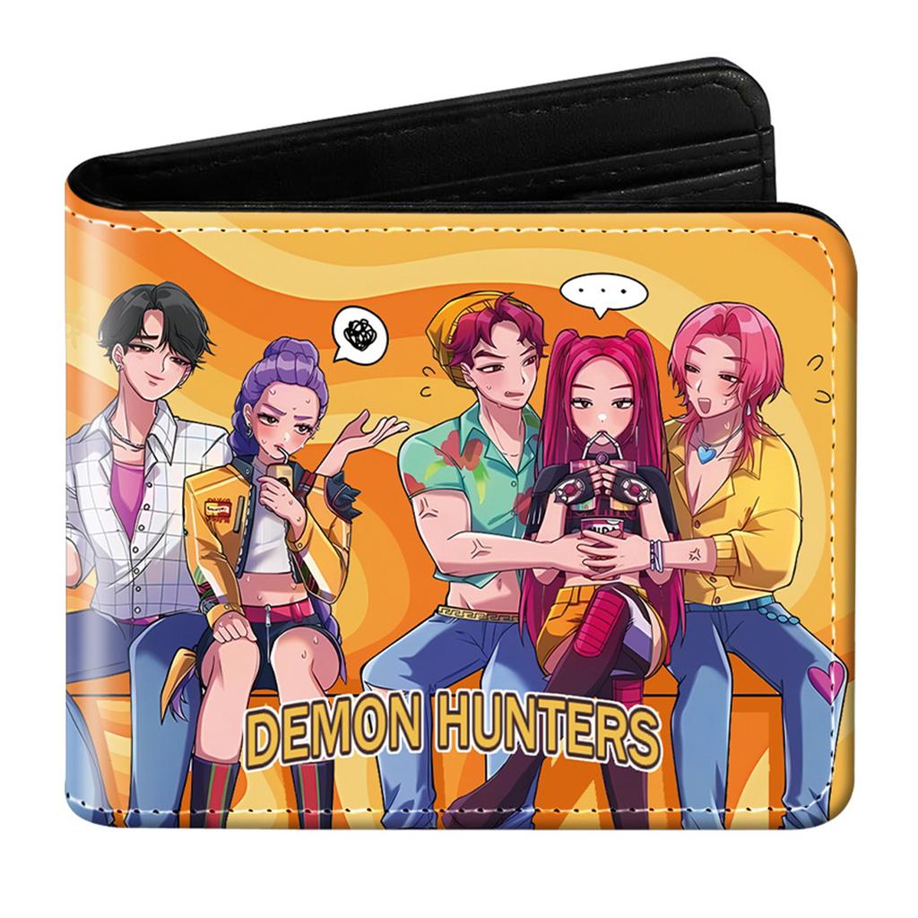 PU Leather Bifold Short Wallet, Animation Movie Peripheral Wallet, Fashionable And Exquisite Small Wallet