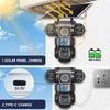LS VISION Solar 4G Camera With Sim Card 12MP 6K Three Lens Three Screen Monitor Night Vision Security Protection PTZ Video Surveillance