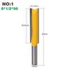 8mm Shank Router Bit Carbide Long Straight Woodworking Cutter Accurate